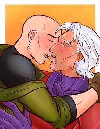 Tom and Nathan Kissing